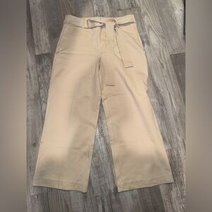 Zac & Rachel Cropped Beige/Cream Pant